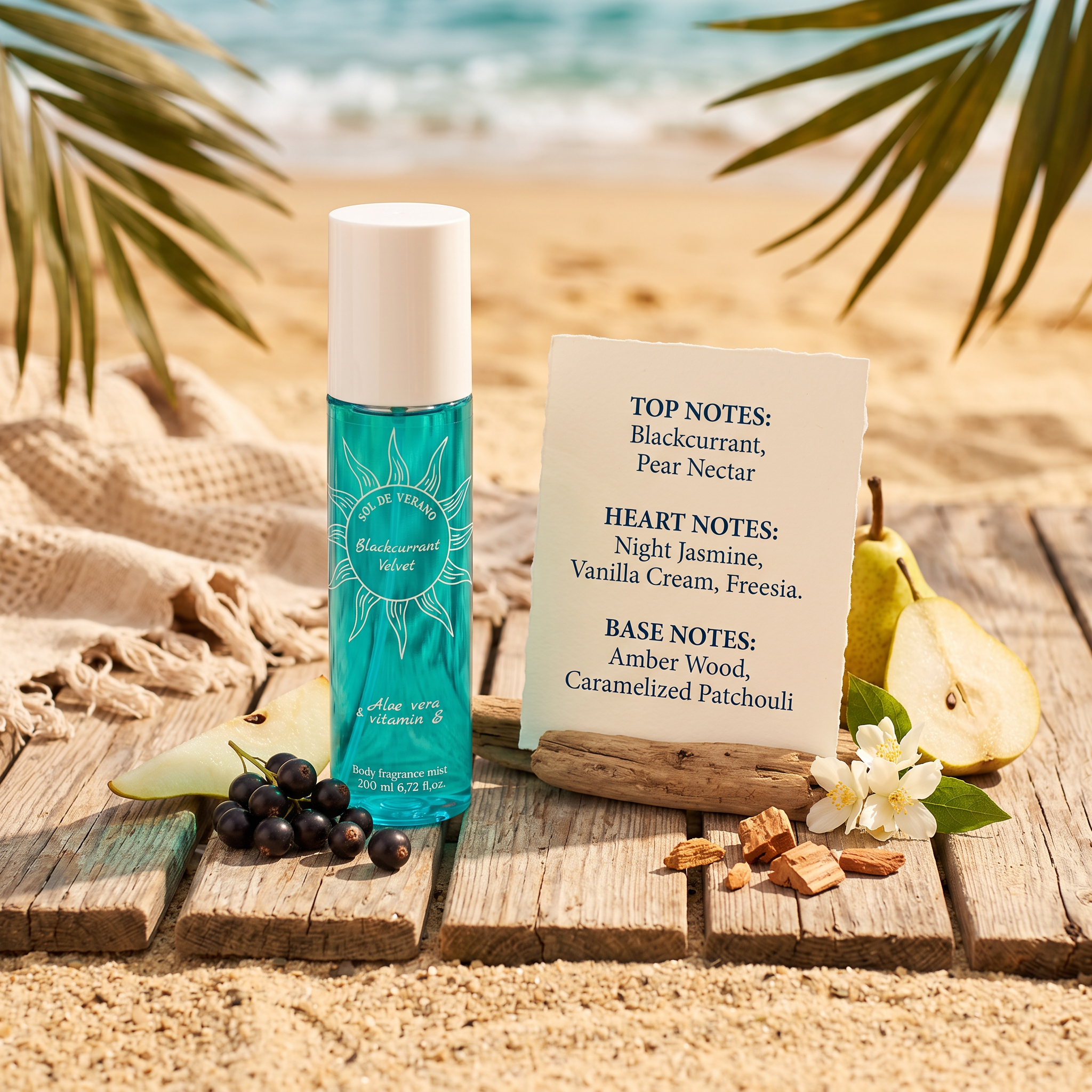 Neness Sol de Verano Blackcurrant Velvet - Body Mist 200ml