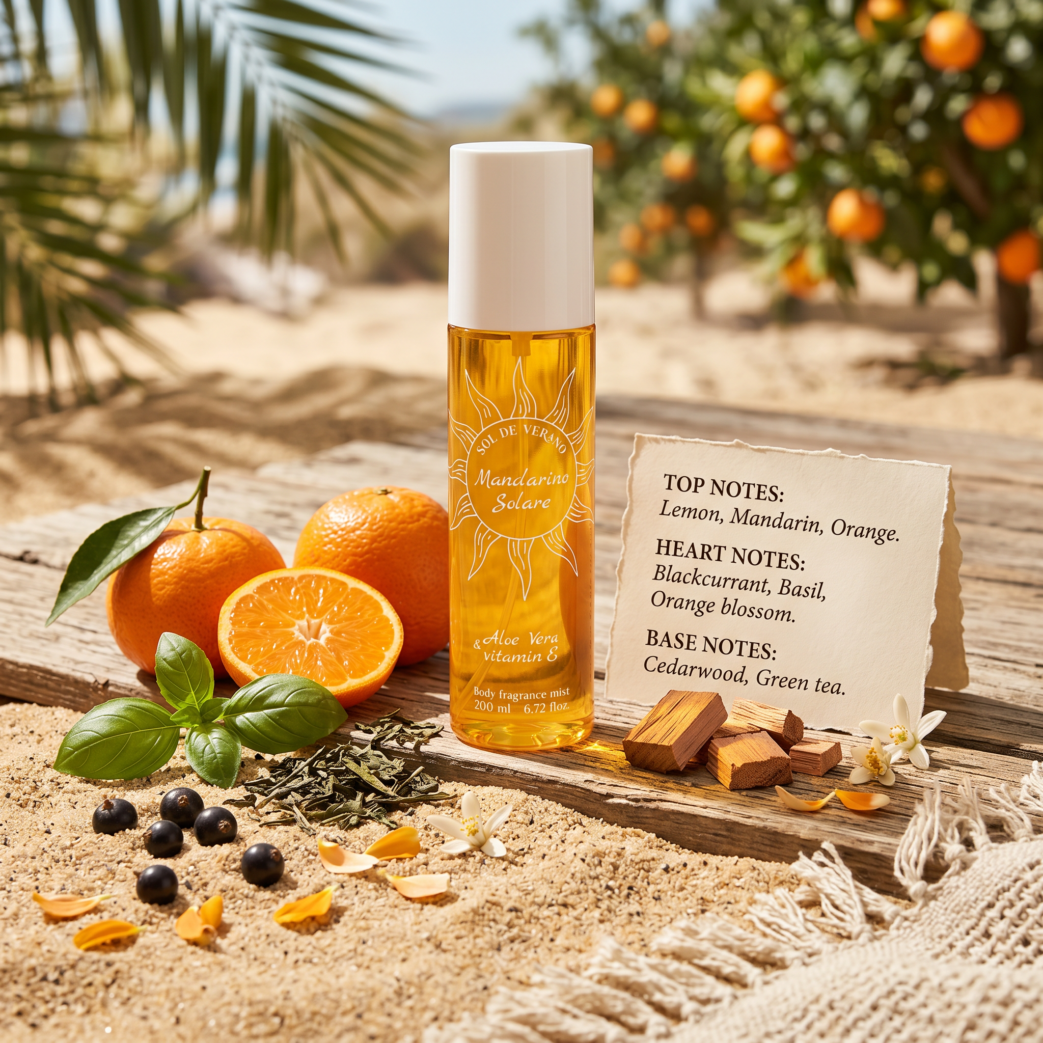 Neness Sol de Verano Mandarino Solare - Body Mist 200ml
